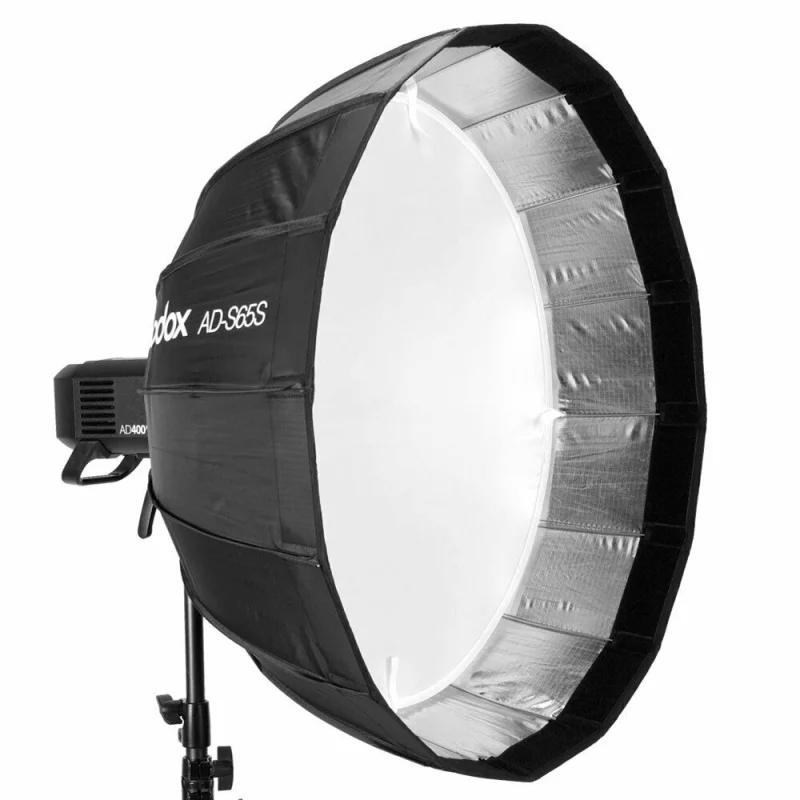 Godox AD-S65S Silver 65cm Folding Softbox Beauty Dish with Grid (Godox Native Mount) - Image 9