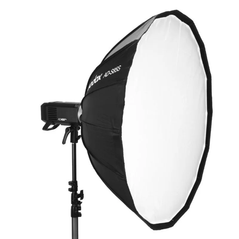 Godox AD-S85S Silver 85cm Folding Softbox Beauty Dish with Grid (Godox Native Mount) - Image 18