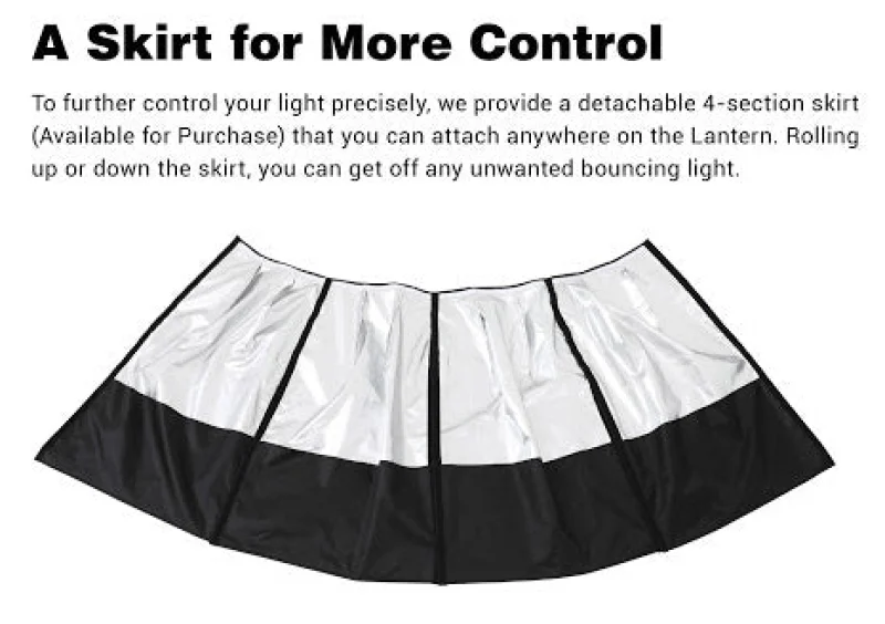 Godox CS65D SS-65 Skirt for Lantern Softbox  (Lantern not included) - Image 3