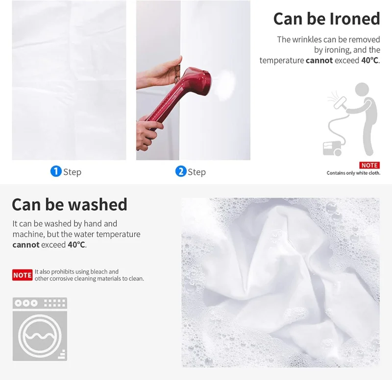 Neewer 3x3.6m White Polyester Fabric Backdrop - Image 5
